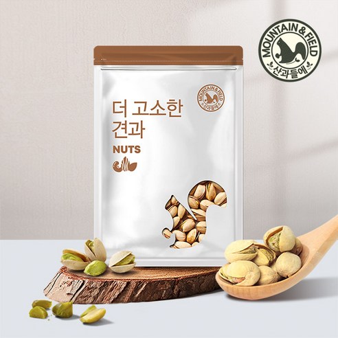 산과들에 볶음피스타치오800g 프리미엄 견과류, 2개, 400g