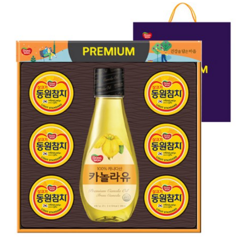 동원 추석 통조림 선물세트 혼합 86호 + 쇼핑백, 5세트