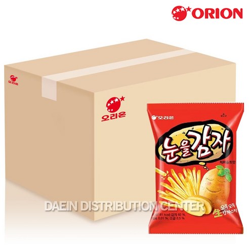 오리온 눈을감자 36g 과자 간식 감자칩