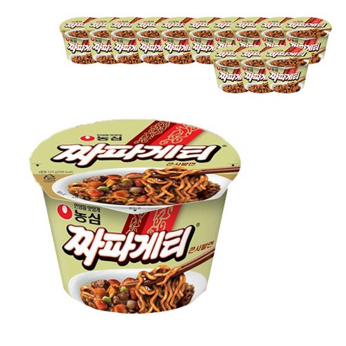 <올따옴> 농심 짜파게티 큰사발 14입, 1개