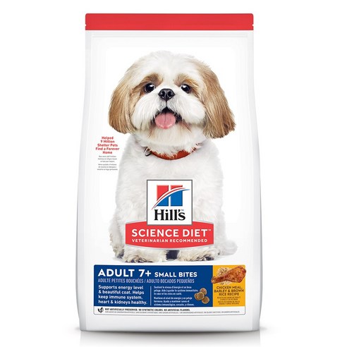 힐스 사이언스 다이어트 강아지 어덜트 7+ 스몰바이트 치킨 6.8kg