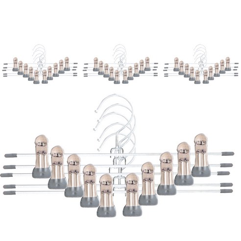 마켓파이브 MK 논슬립 집게 치마 바지걸이, 그레이, 20개 가구
