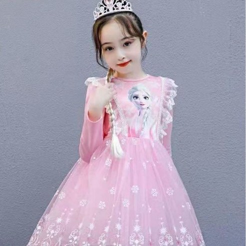여아 겨울 공주님 드레스 기모 원피스