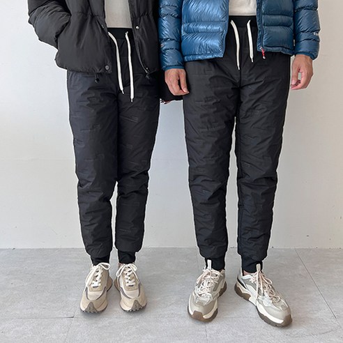 따뜻하고 편안한 겨울철 필수 패딩 팬츠