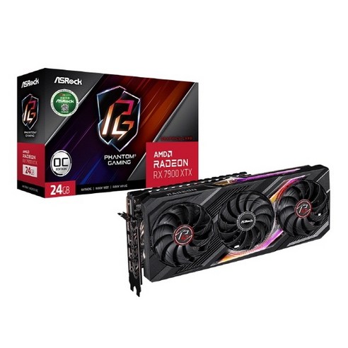궁극의 게이밍 경험을 선사하는 괴물, ASRock 라데온 RX 7900 XTX Phantom Gaming OC D6 24GB 대원씨티에스 -M 7900xtx