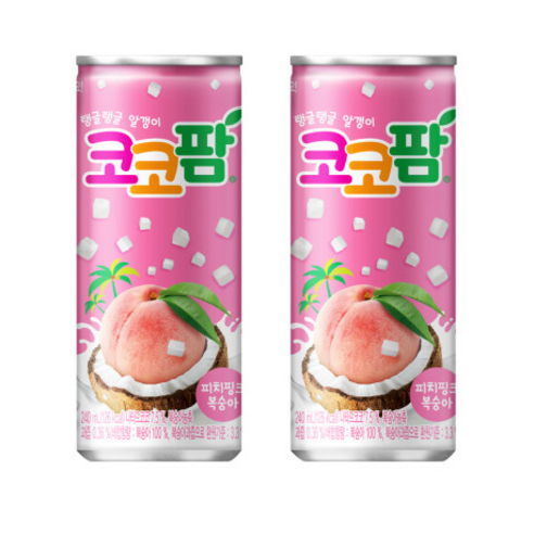 코코팜 피치, 240ml, 40개