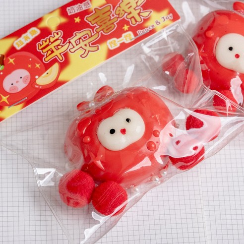 [이거쩌거] 쫀득말랑이 스트레스해소, 사과, 100g, 1개