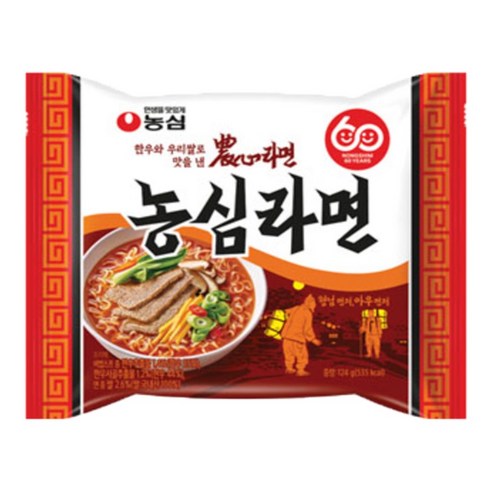 농심 라면 124g