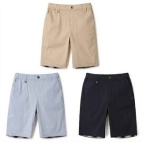 레노마키즈] 남아 밑단체크배색5부팬츠 R2321P221 23년 여름상품 얇고 부드러운 면 혼방 5부 기장팬츠 사이즈110-160] 초등생~ NC수원터미널