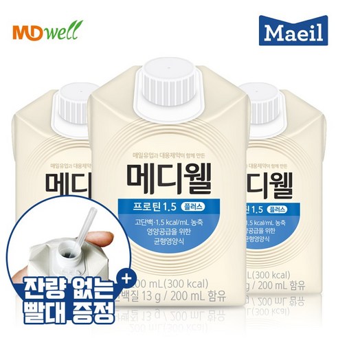 메디웰 NEW 프로틴1.5 친환경SIG팩 (200ml x 30팩), 30개, 200ml