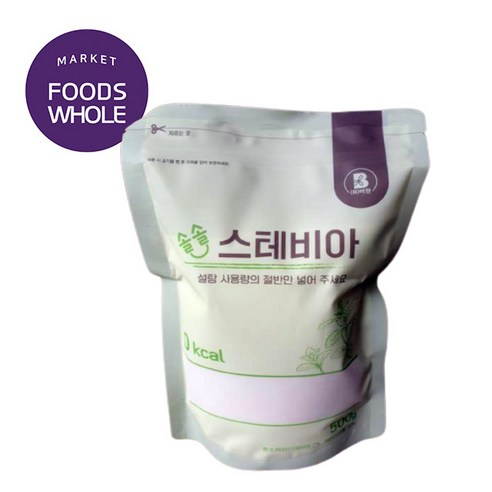 [푸드홀마켓] 솔솔 에리스리톨 스테비아 설탕 500g, 2개