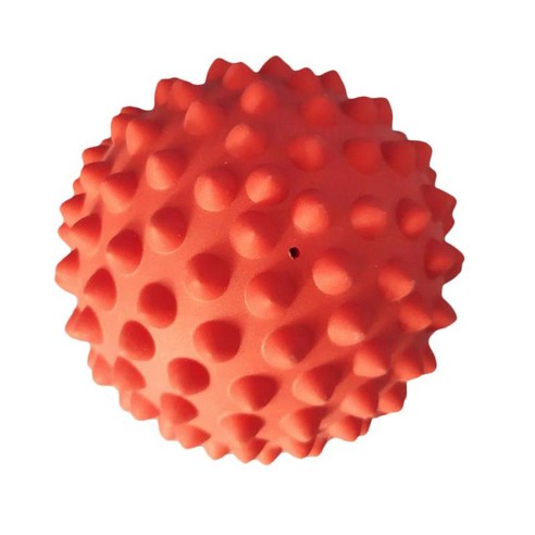 경량 발 마사지 볼 반사 요법은 기복 깊은 조직 지압을 이완합니다, 9cm, PVC, 레드