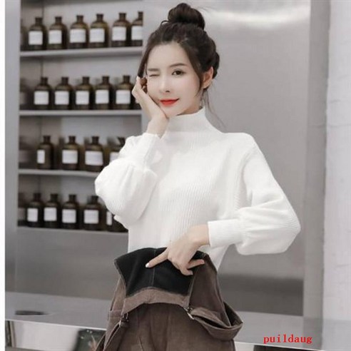 가을과 겨울에 백밴드 바지 여성 여성용 느슨한 넓은 다리 바지