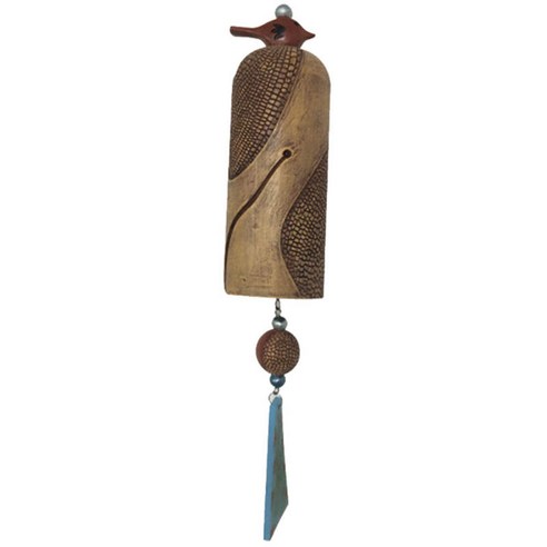 아름다운 새 소박한 Windchime 걸이 정원 마당 장식에 매달려 함께 야외 수지 바람 차임 펜던트 장식, 빨간색
