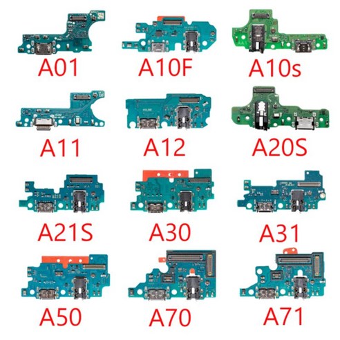 Samsung A10S A20SF A21S A31 A50 테일 플러그 보드 A71 마이크 충전 케이블과 호환 가능, A51 테일 플러그 보드