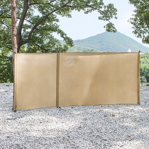 자연의 요소로부터 보호하고 캠핑 공간을 안락하게 만드는 캠핑 지퍼분리형 윈드스크린