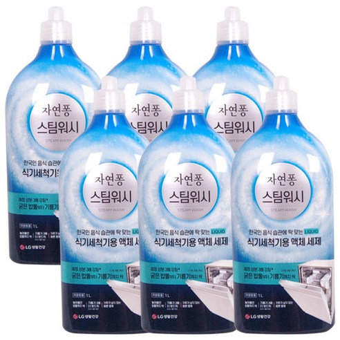 자연퐁 식기세척기전용 액체세제, 920ml, 7개