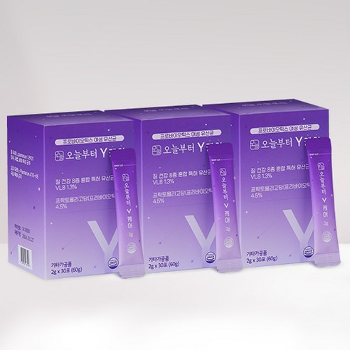오늘부터 Y케어 질 유래 특허 여성유산균, 3개, 60g