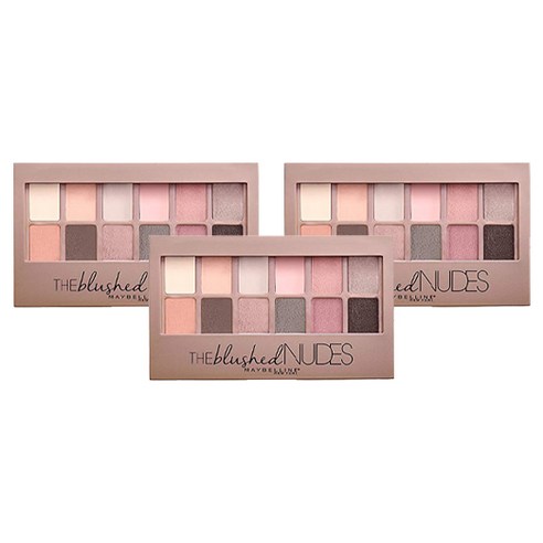 메이블린 엑스퍼트 웨어 아이섀도우 팔레트 9.6g, The blushed, 3개