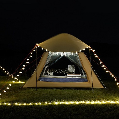 캠핑을 더욱 편리하고 즐겁게 만드는 하임하이 자외선 차단 원터치 사각 캠핑텐트