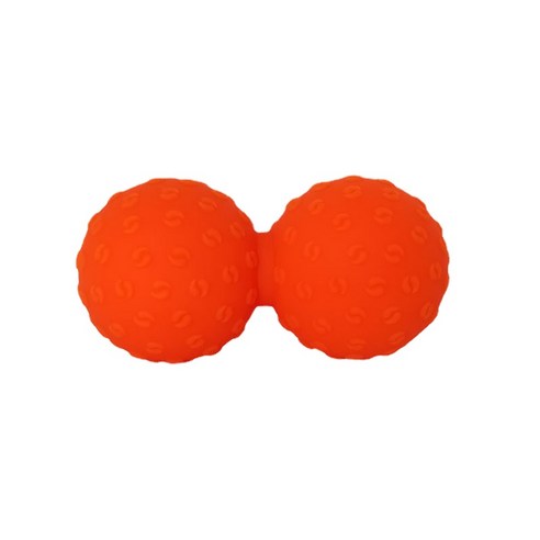 마사지 땅콩 공 근막 공 요가 공 트리거 포인트 요법 근육 매듭 요가 치료 마사지, 오렌지