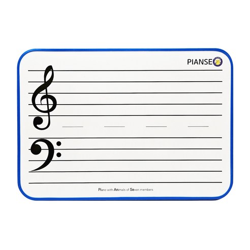 음악적 상상력을 펼쳐주는 마법의 도구, 피앙세 피아노 양면 오선건반 화이트보드