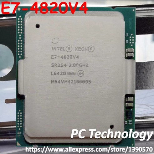 E7-4820V4 인텔 제온 E7 4820v4 2.00GHZ 10 코어 25MB SmartCache 115W E7 4820 v4 ...
