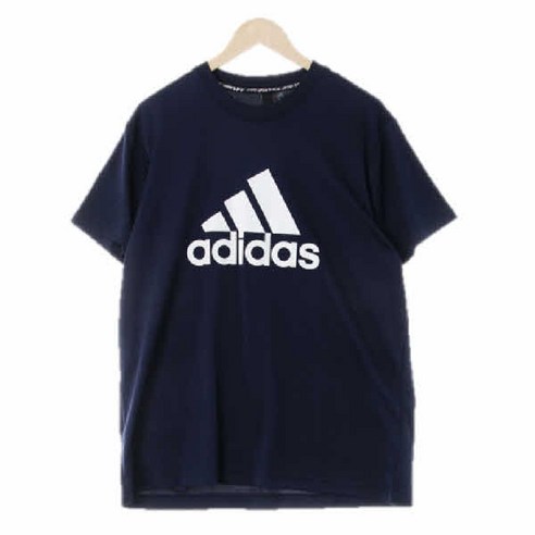 기타 4533 ADlDAS 네이비 빅로고 스포츠반팔티 [2XL]