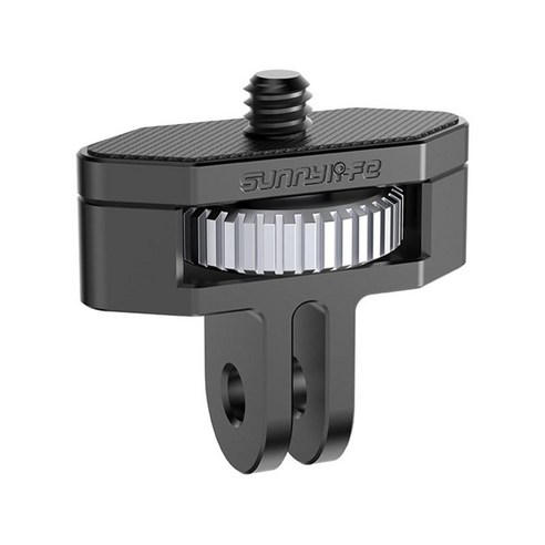 FIMI PALM 2용 범용 알루미늄 합금 미니 1/4 나사 나사 마운트 카메라 어댑터 1개 X2/X 설치 용이, (LxH)38x33mm, 블랙