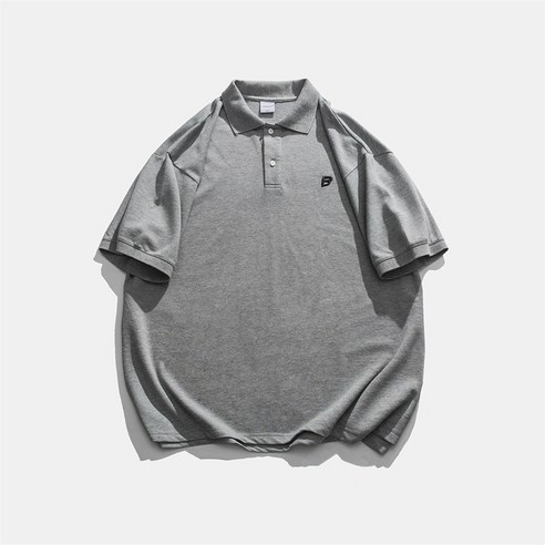 KORELAN 옷 도로 빈티지 일본 단한 반팔 폴로 셔츠 소년 조수 브랜드 스트리트 느슨한 캐주얼 티셔츠
