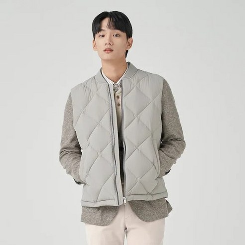 [OKㅣ강추] 빈폴 FW23[BC3X38CV2]다이아 퀼팅 구스다운 베스트 조끼 2중택1 [OKNOWㅣ추천상품]