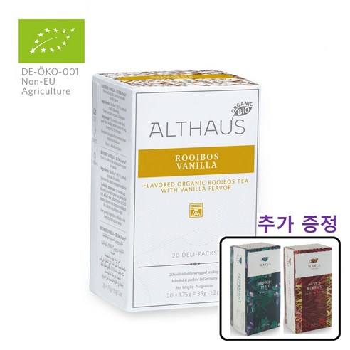 알트하우스 유기농 루이보스 바닐라 20티백, 1개, 20개입, 1.75g