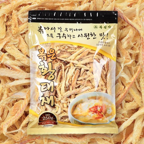 2중자켓 통돌이 간접열로 고르게 볶은 황태채, 150g, 3개