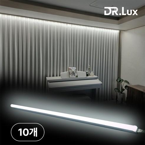 닥터룩스 간접조명 LED T5 20w 1200mm, 주광색, 10개
