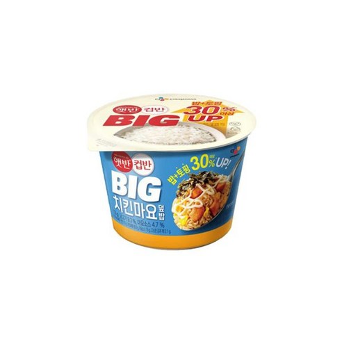 CJ 햇반 컵반 BIG 치킨마요덮밥 313g, 3개