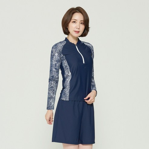 일리카이 여성용 날씬한그녀 래쉬가드 + 보드숏 세트