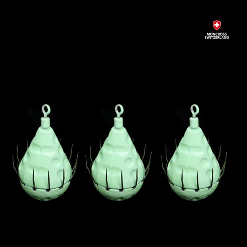 대용량 몽크로스 딤플 봉돌 에기프리 라이트 신개념 벌크형 애자, 3개입, 1세트