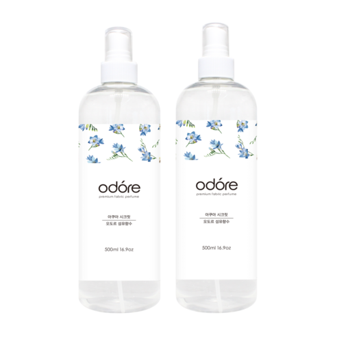 오도르 섬유향수, 아쿠아시크릿, 2개, 500ml