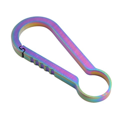 튼튼한 금속 버클 스냅 봄 클립 걸이 신속 이탈 Carabiner 옥외, 합금, 59mm 다채로운