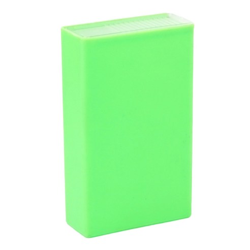 슬라이딩 뚜껑이있는 투명한 담배 상자 휴대용 플라스틱 담배 케이스 디스펜서 담배 담배 담배 담배 홀더 저장 상자 흡연 액세서리, 녹색