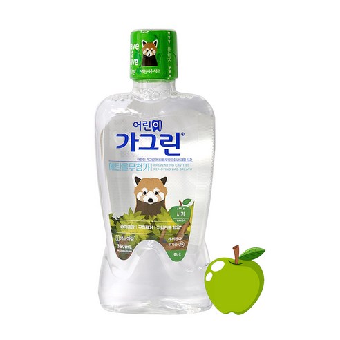 가그린어린이 어린이 가그린 380ml (딸기/청포도/사과), 사과 Best Top5