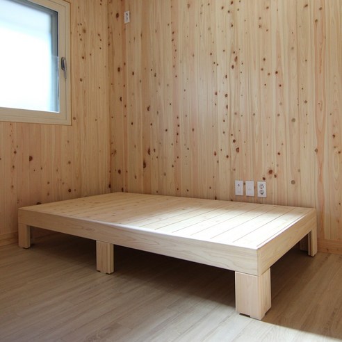 편안한 수면을 보장하는 이프로브 편백나무 침대프레임