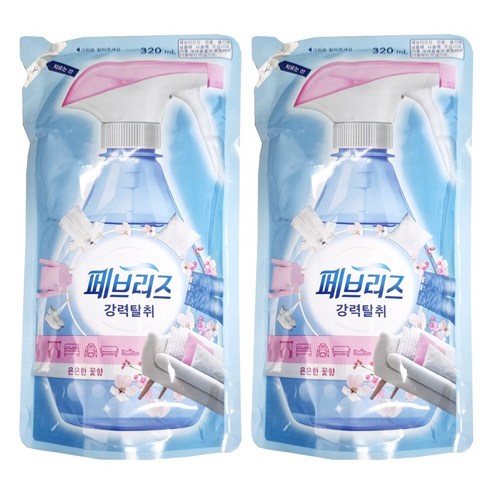 페브리즈 은은한꽃향 섬유탈취제 320ml X 2개 / 리필형