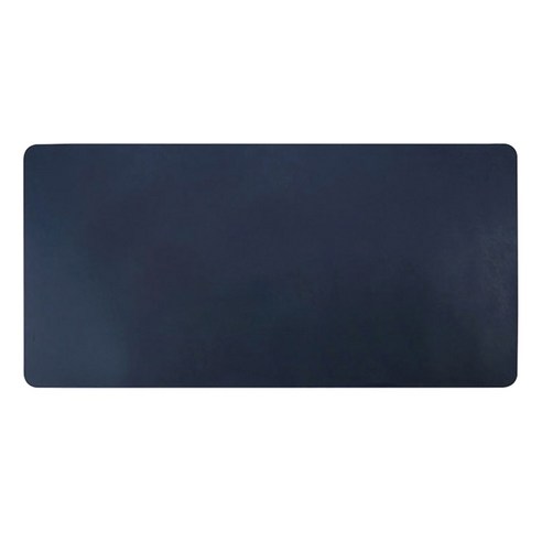 Retemporel 파란색 미끄럼 방지 가죽 책상 패드 보호 커버 마우스 패드 방수 쓰기 사무실 및 가정에 적합, PU