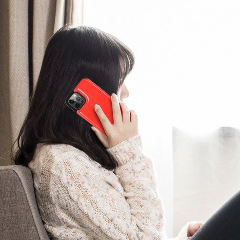 슬림하고 스타일리시한 하루글림 가죽 카드지갑 휴대폰 케이스
