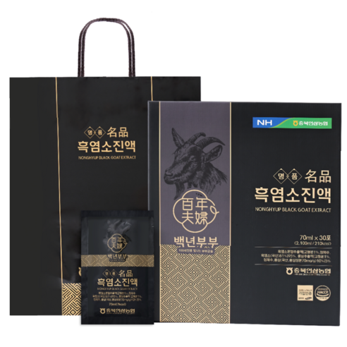 농협 명품 흑염소진액 국내산 한약재 명절 선물세트, 2.1L, 1개