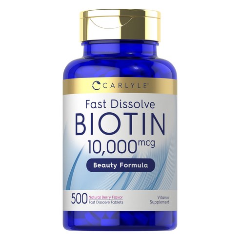 칼라일 비오틴 10000mcg 타블렛 내추럴 베리 맛, 500정, 1개
