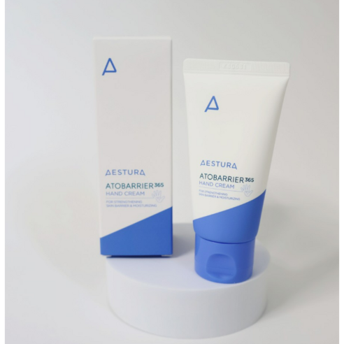 [솦정품] AESTURA 아토베리어 365 핸드크림 50ml 에스트라 아토베리어365 에스트라아토베리어365크림 에스트라핸드 무향핸드크림 에스트라크림 에스트라아토베리어크림, 4개