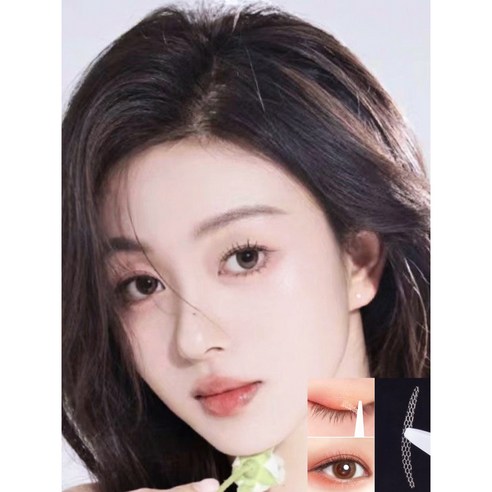 [STAR UP ] 누드 대용량 쌍꺼풀 테이프 레이스 192매, 1개, 초승달 모양