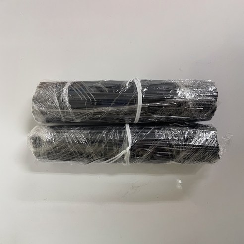 조은꽃집 칼라타이 PVC칼라타이 빵끈 1000EA 절단판매, 검정20cm